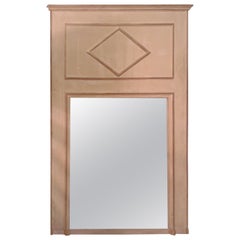 Painted Directoire Style French Trumeau Mirror