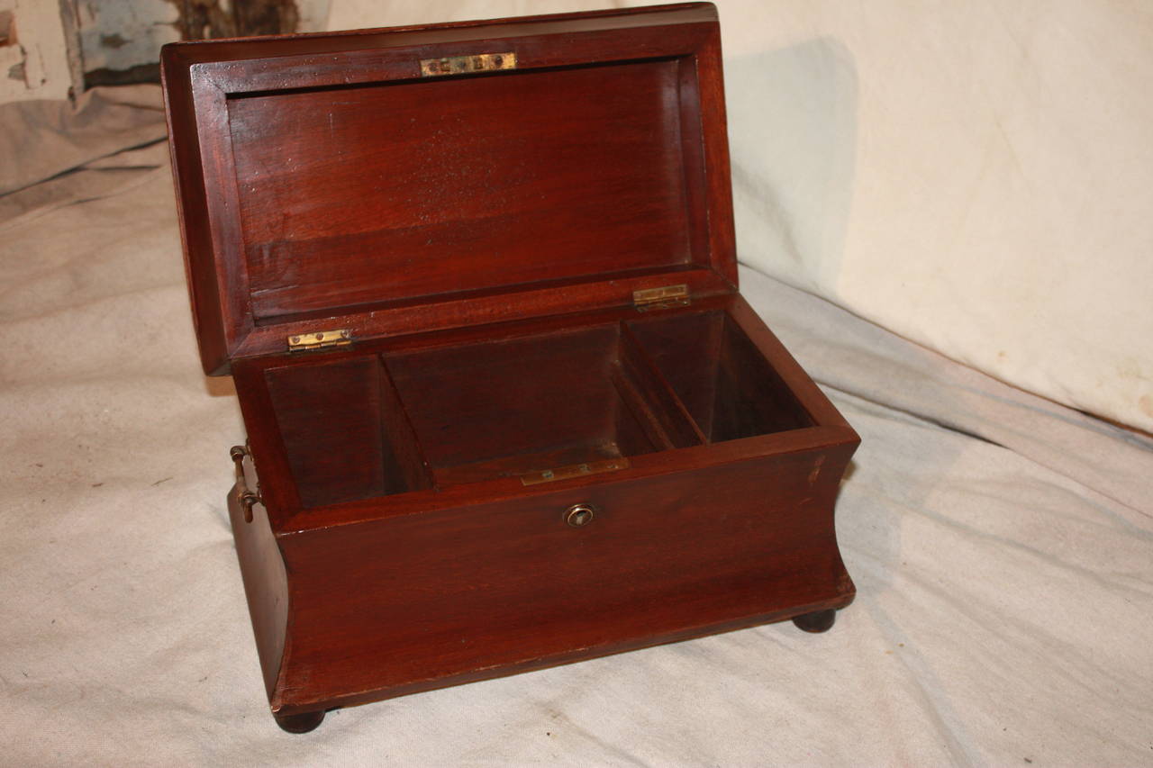 Mahogany 19th Century French Jewelry Box