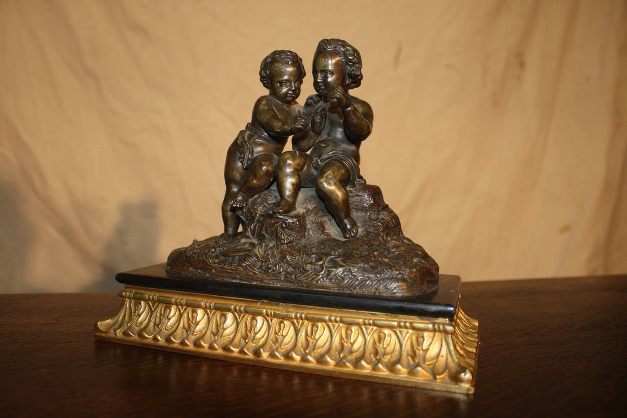 Louis XVI 19th Century French Bronze Sculpture For Sale
