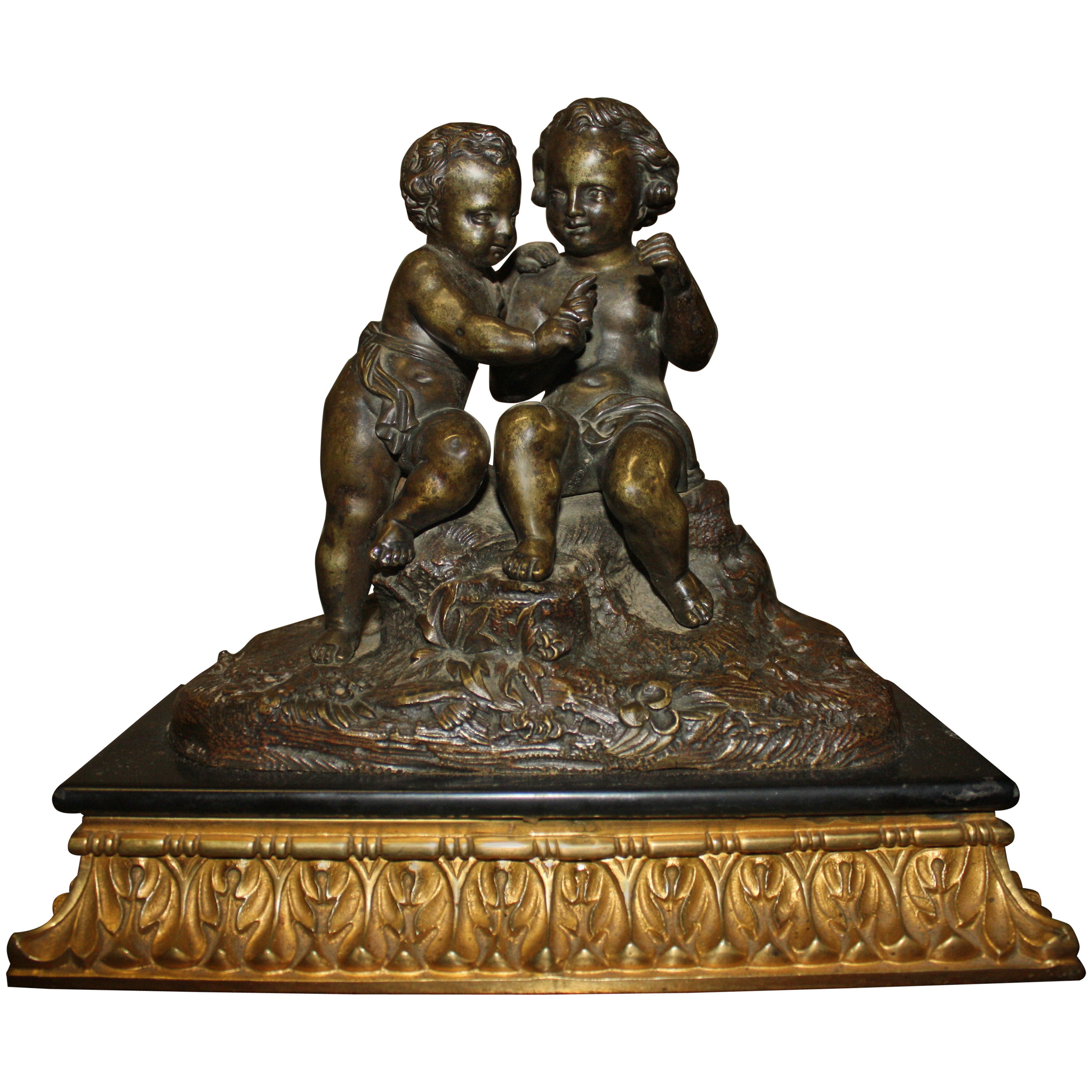 Sculpture française du 19ème siècle en bronze