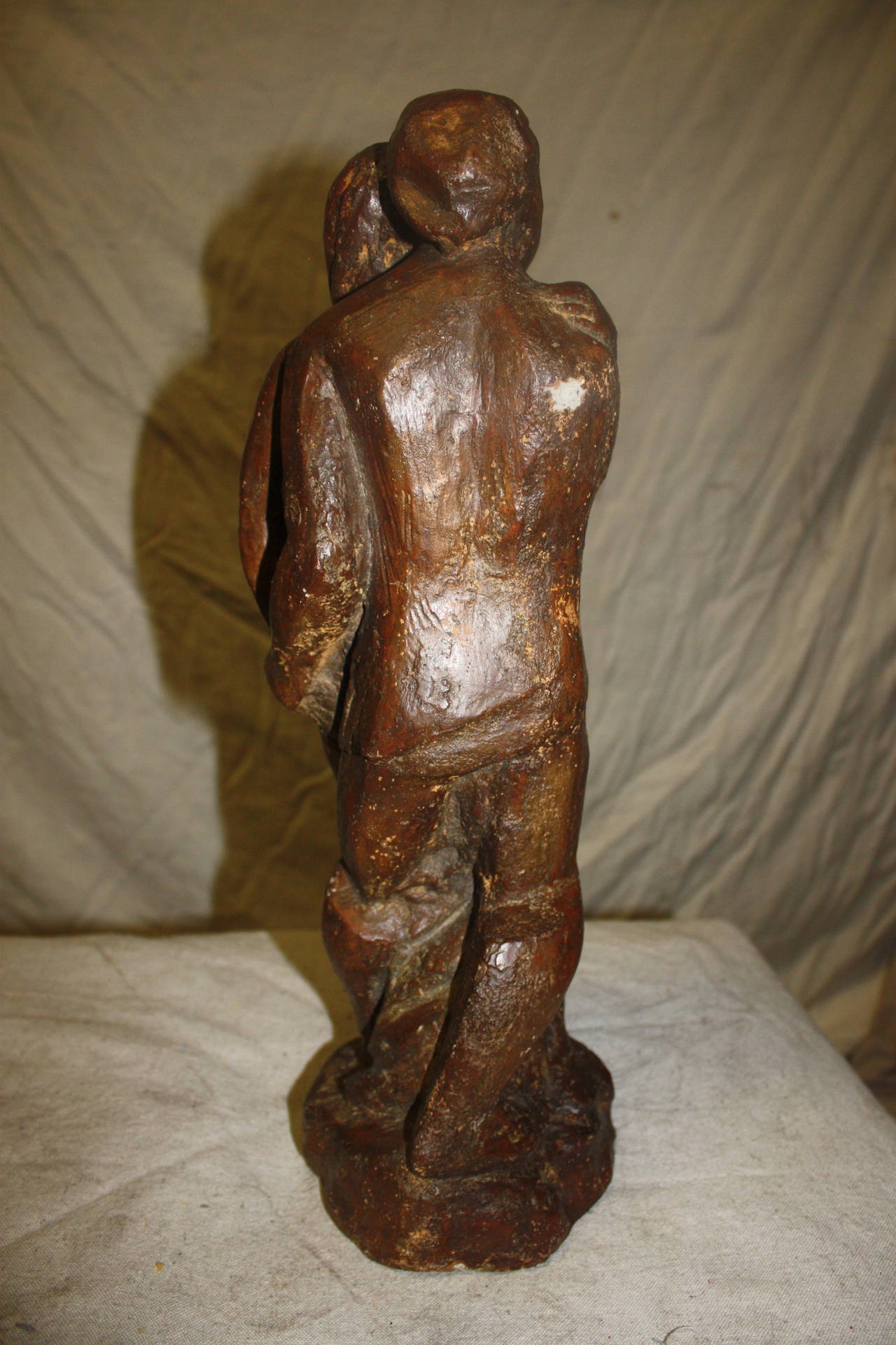 Skulptur „Adam und Eve“ aus dem 20. Jahrhundert (Beton) im Angebot