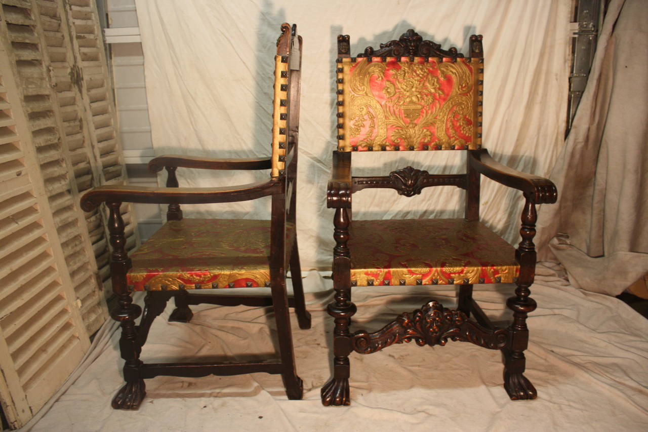 Magnificent Pair of French Armchairs 2