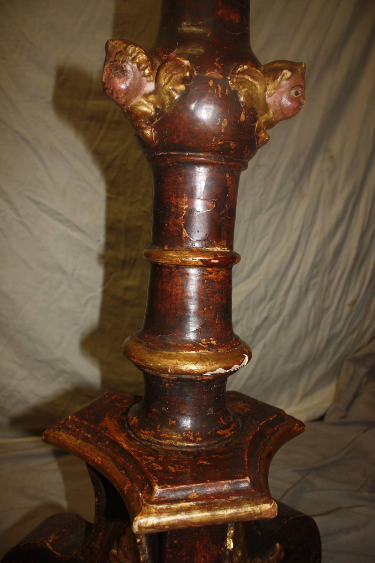 Beautiful 18th Century Italian Candelabra For Sale 1