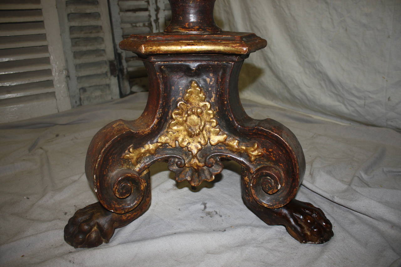 Beautiful 18th Century Italian Candelabra For Sale 3