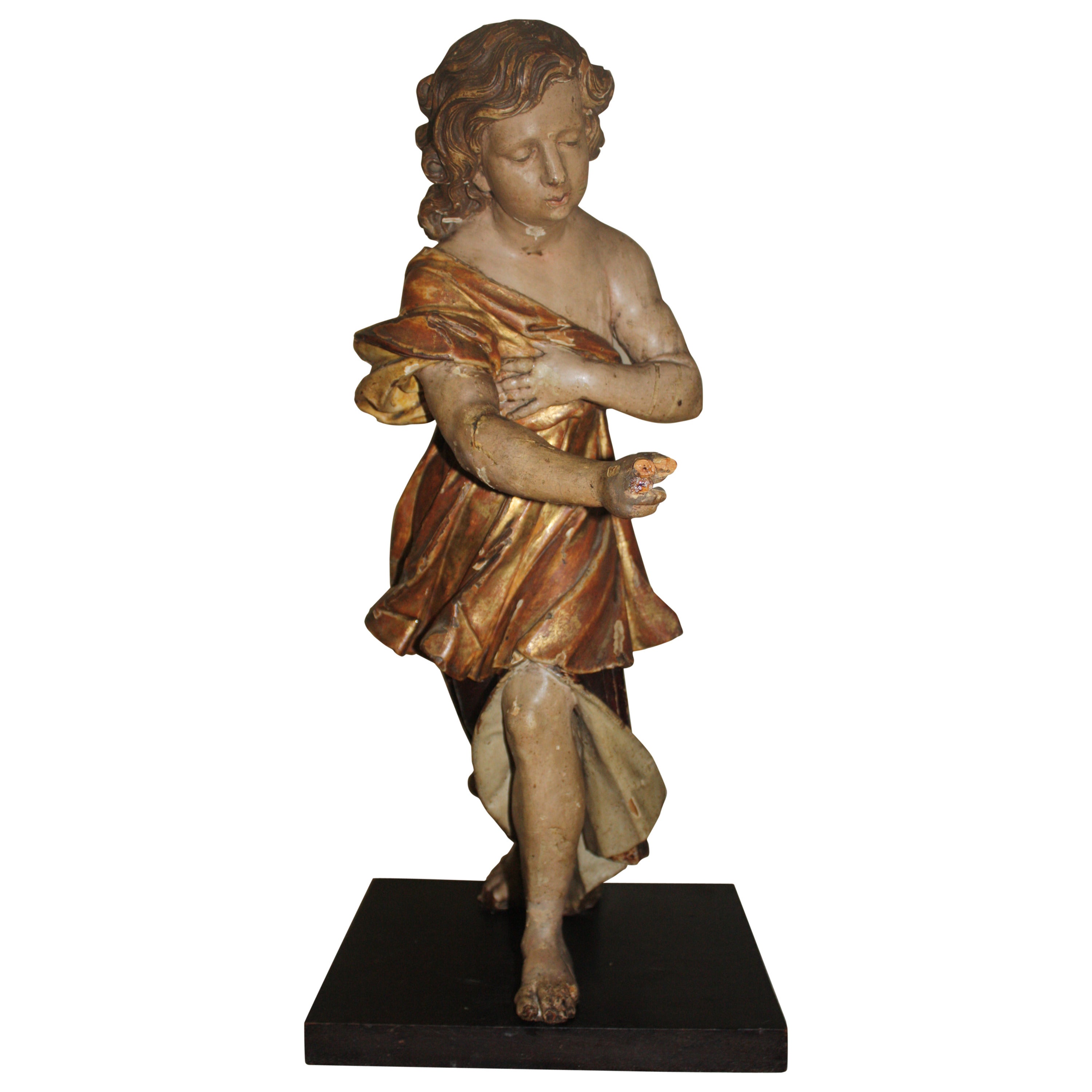 Early 18th Century Sculpture "The Archange Gabriel"