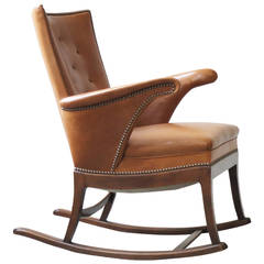 1930s Rocking Chair by Frits Henningsen 9
