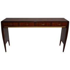 High Console Table in Palissander wood