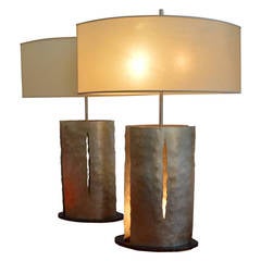 Pair of "San Raphael" Table lamps by Angelo Brotto