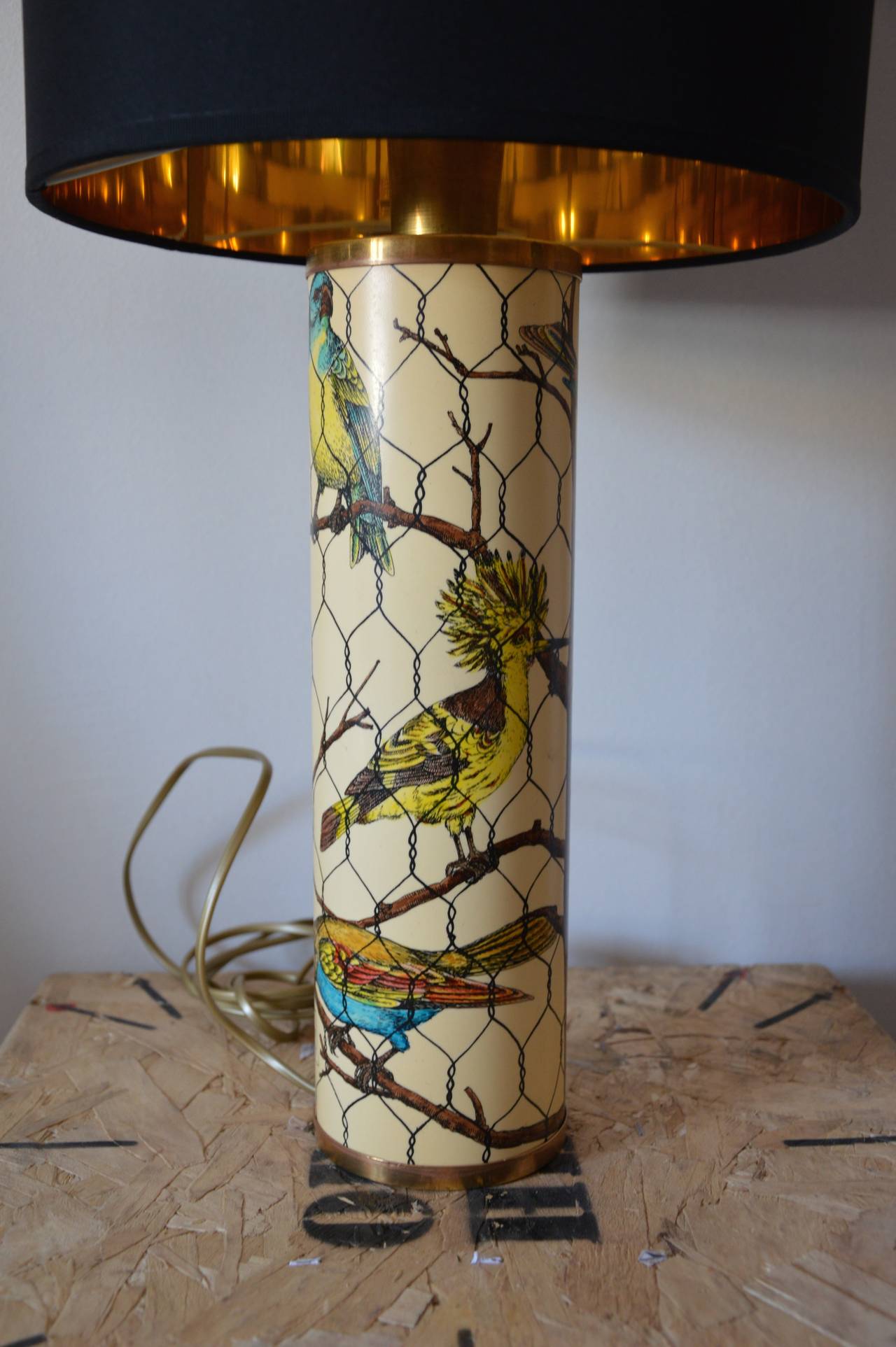 Italian Table lamp by Piero Fornasetti For Sale