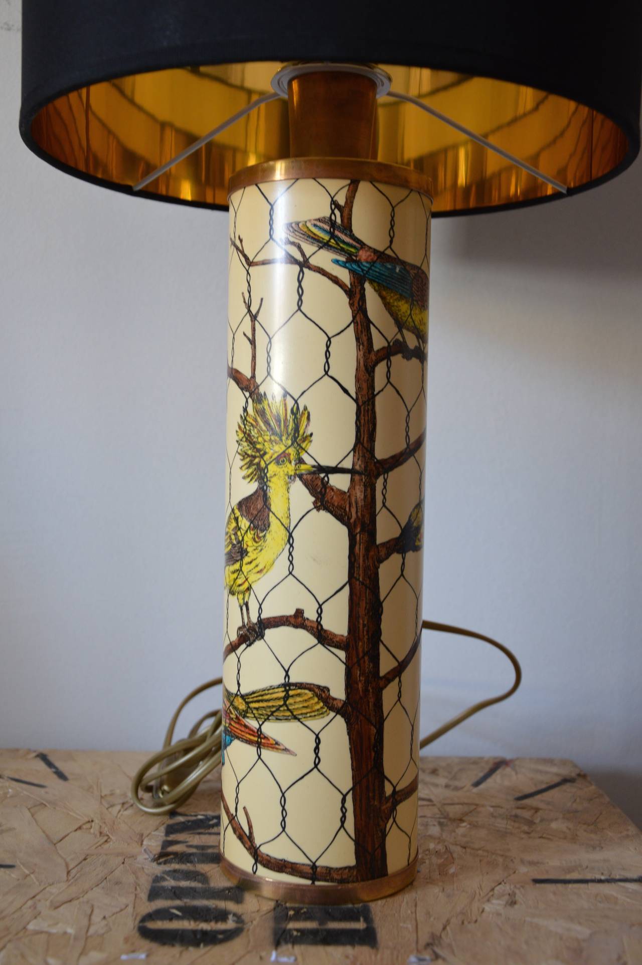 Table lamp by Piero Fornasetti In Excellent Condition For Sale In Nice, FR