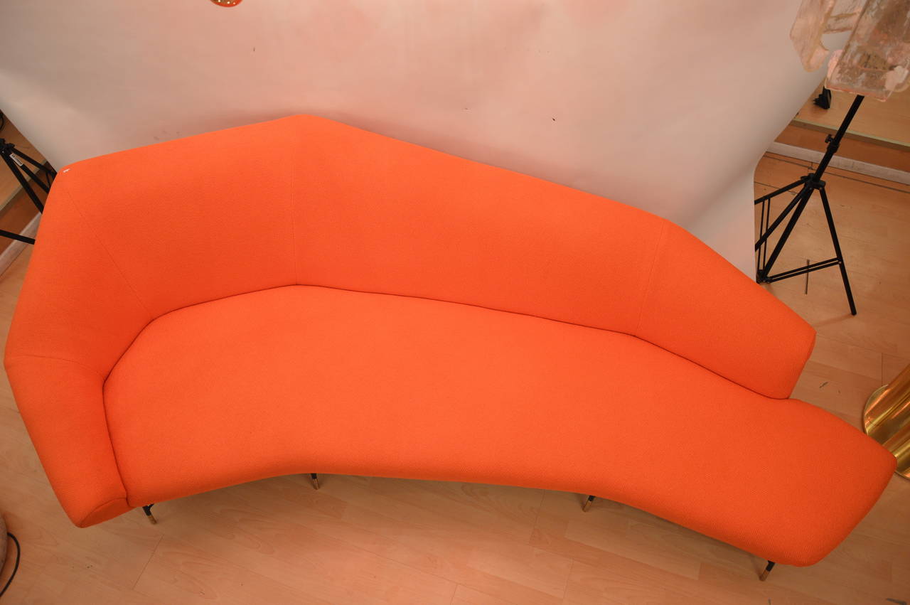 Mid-Century Modern Impressive Sofa by Augusto Bozzi for Saporiti, Italia For Sale
