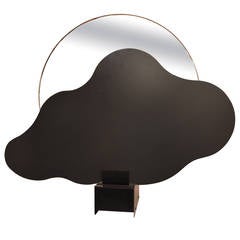 Table lamp Moon and Cloud in mirrors