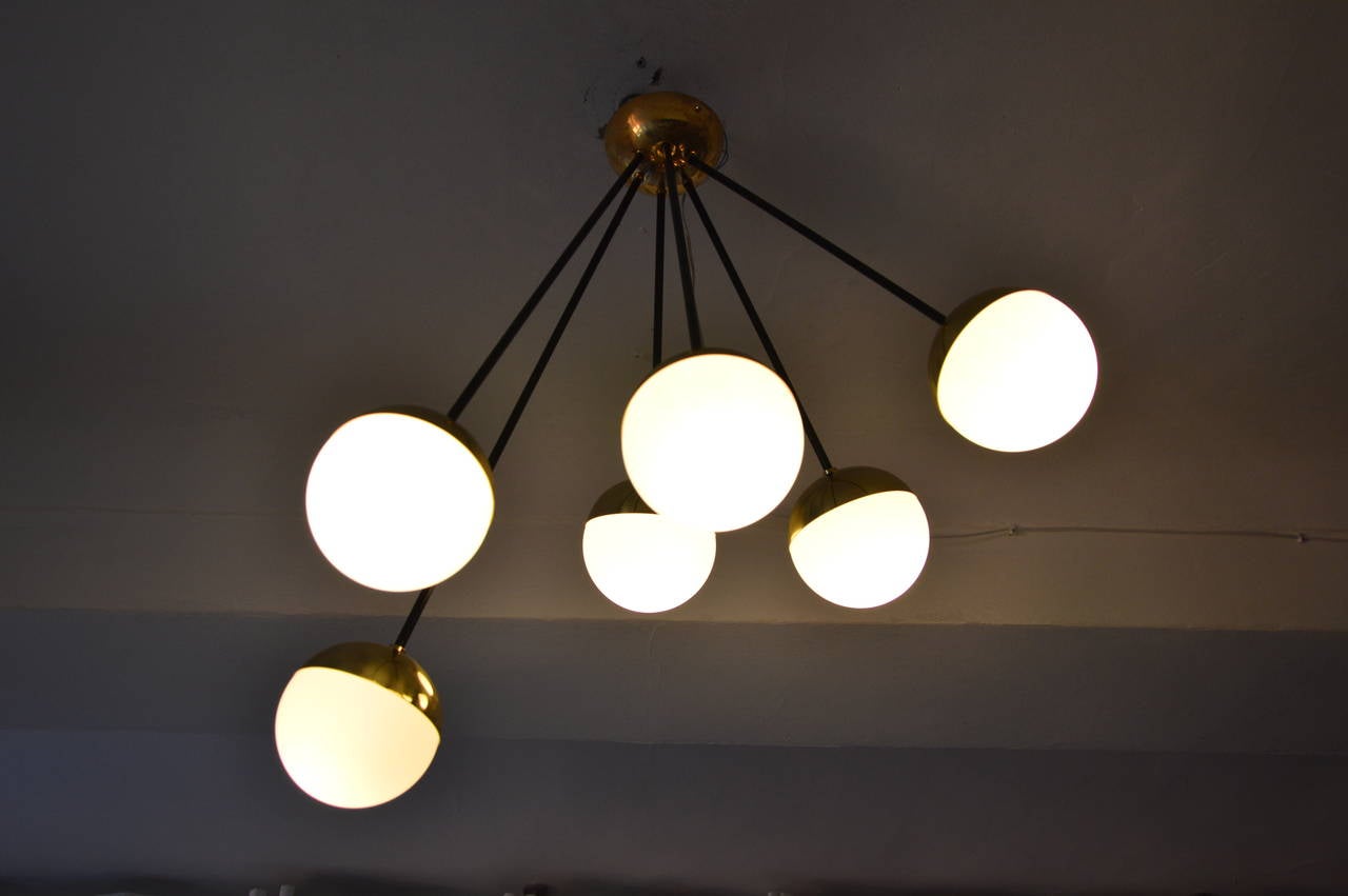 Mid-Century Modern Celling Light by Stilnovo