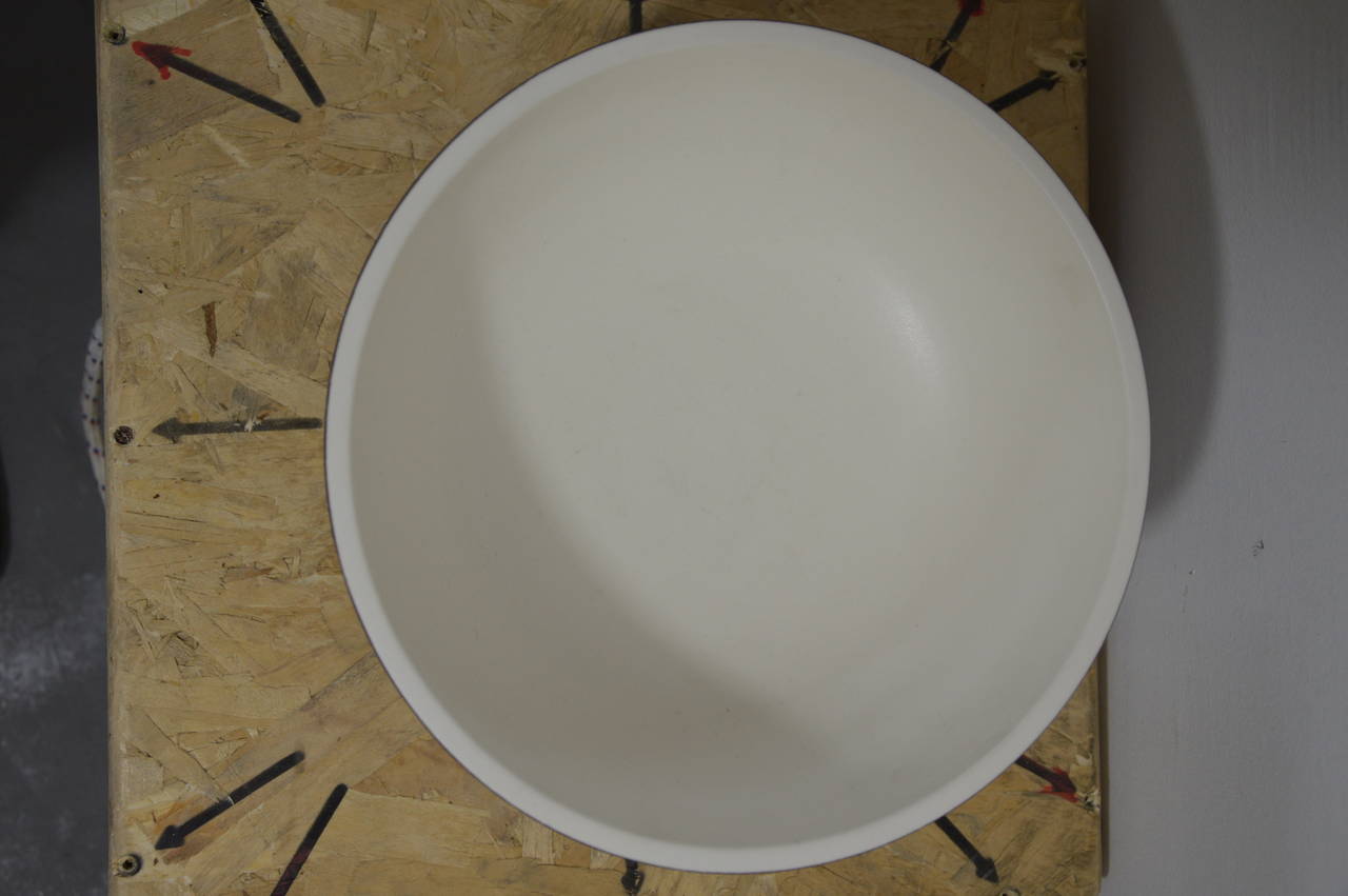 Fruttiera in ceramica bianca di Bitossi In condizioni ottime in vendita a Nice, FR