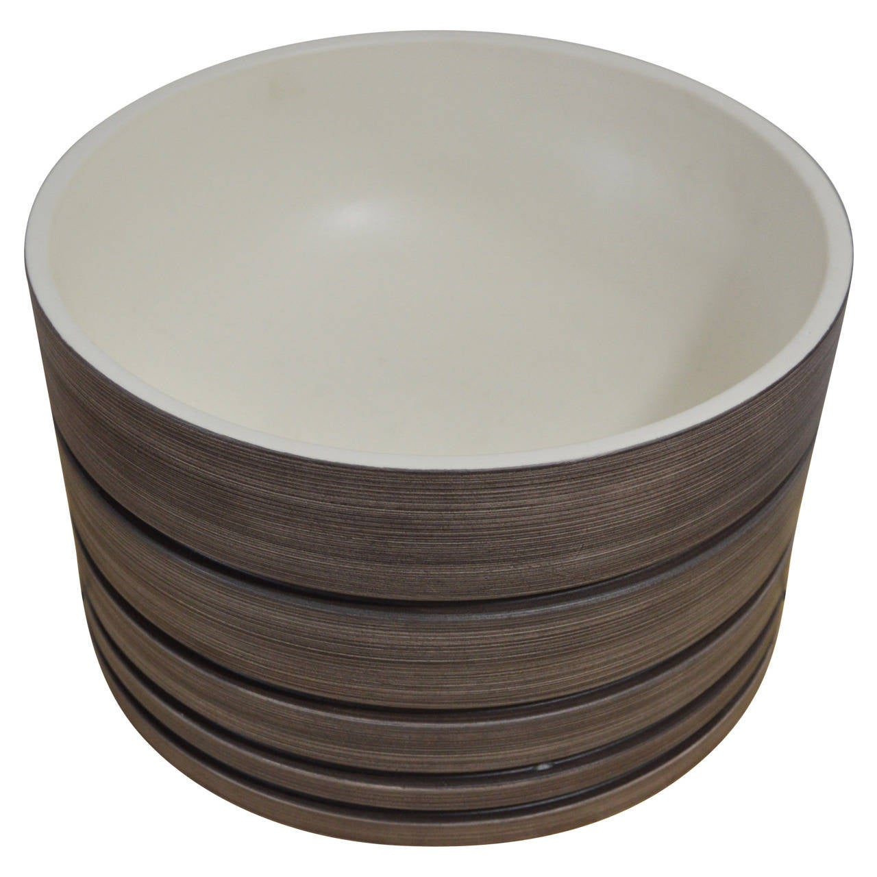 Fruttiera in ceramica bianca di Bitossi in vendita
