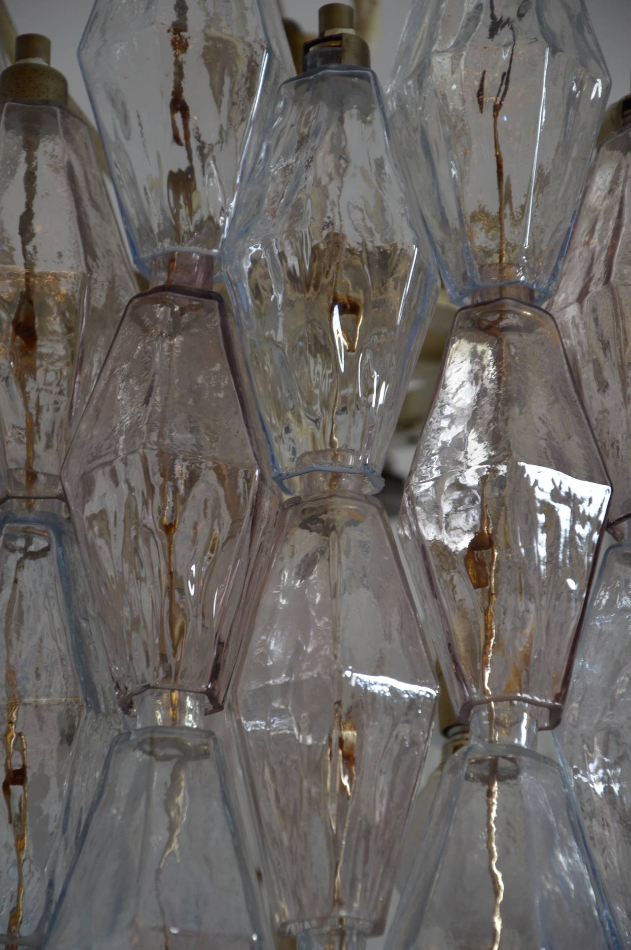Glass Supension Light by Venini In Good Condition For Sale In Nice, FR