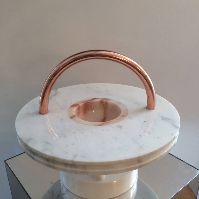 Modern Ettore Sottsass Marble Bowl, 1983 For Sale