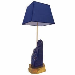 Studio Made Lapis-Lazuli Table Lamp by Superego