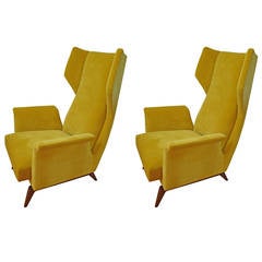 Pair of lounge chair Attributed to Cassina