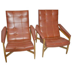 Pair of Lounge Chairs, circa 1960