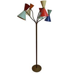 Flexible and Directional Colored Floor Lamp by Stilnovo