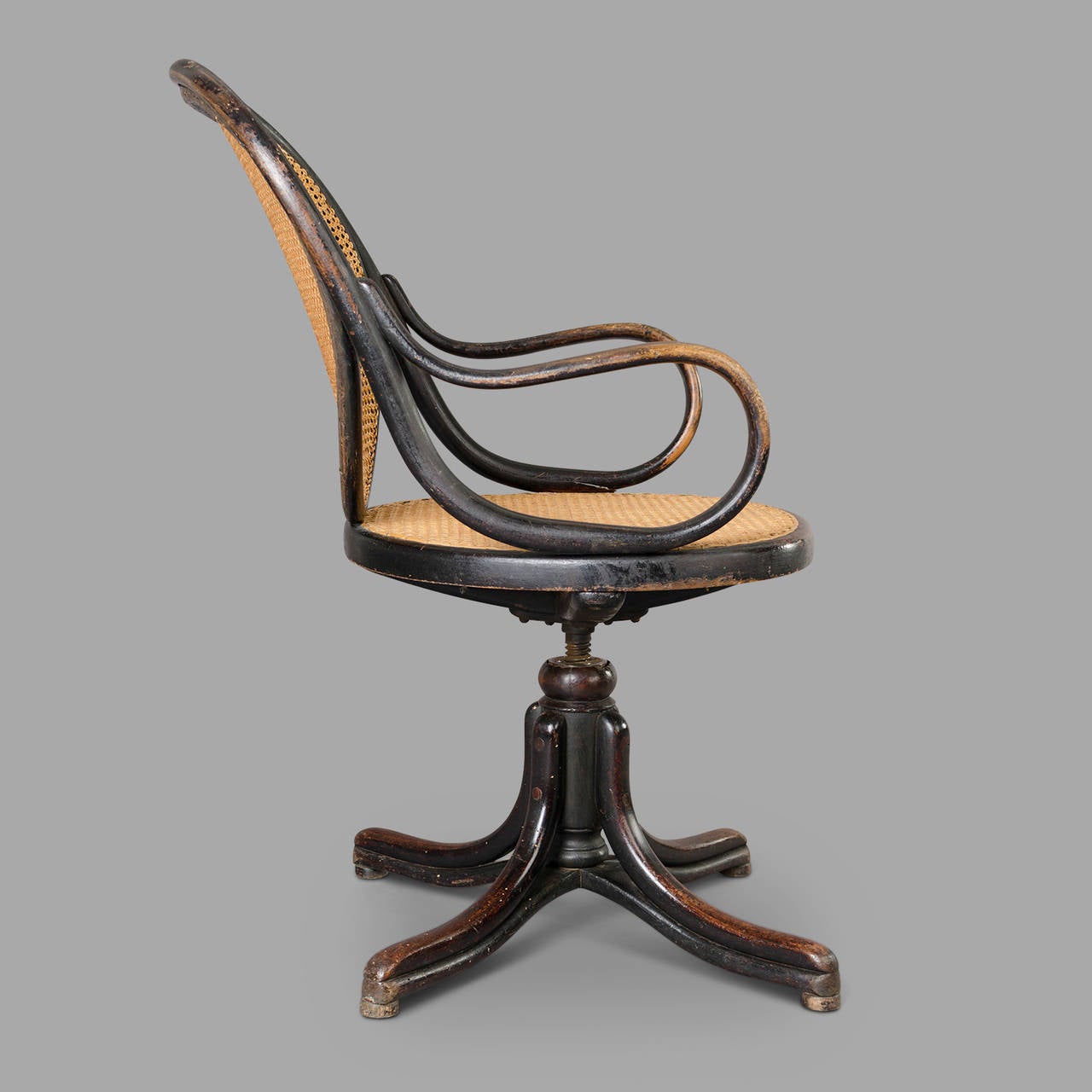Chaise de bureau pivotante de Gebrüder Thonet, Vienne 2