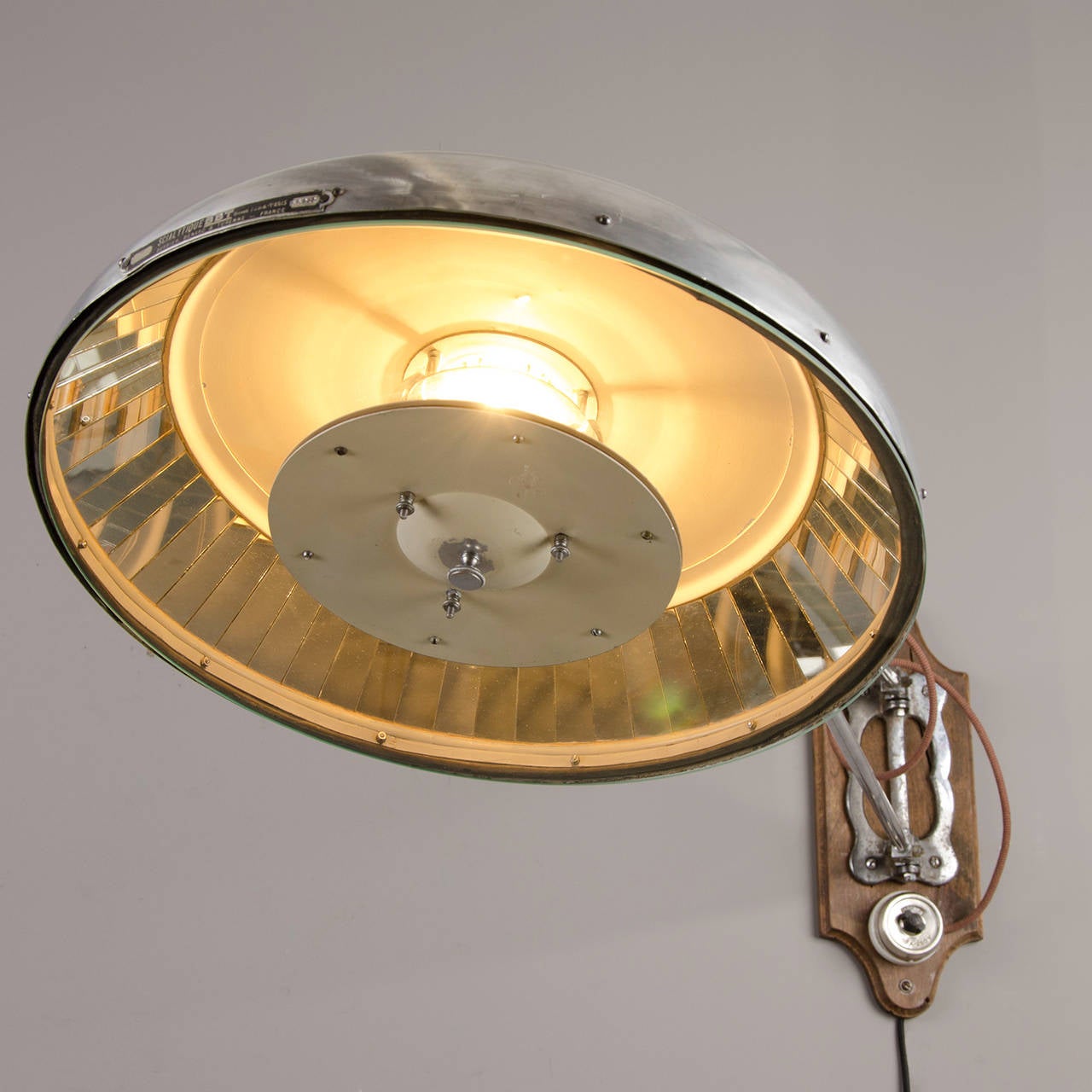 1925s Sialytic Medical Wall Lamp 3