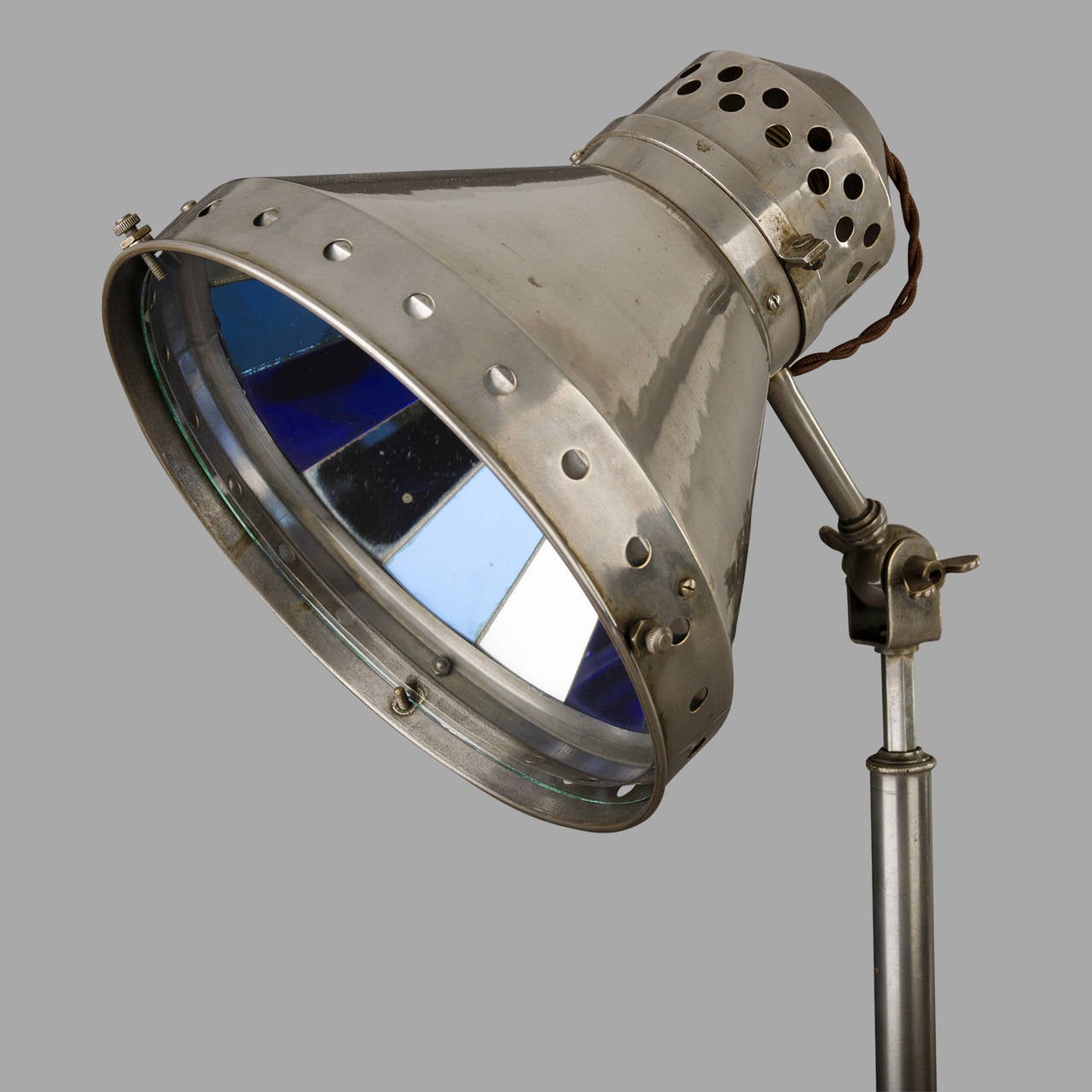 Mirrored Medical Desk Lamp, Charles Gamain, circa 1930 3