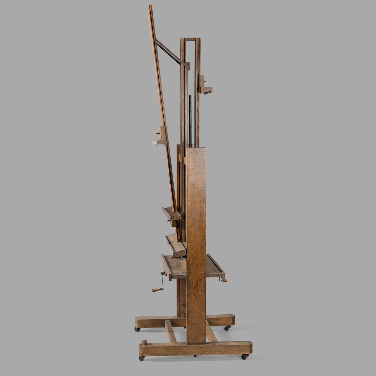 Large End 19th Century Double-Sided Workshop Easel In Good Condition In Saint-Ouen, FR