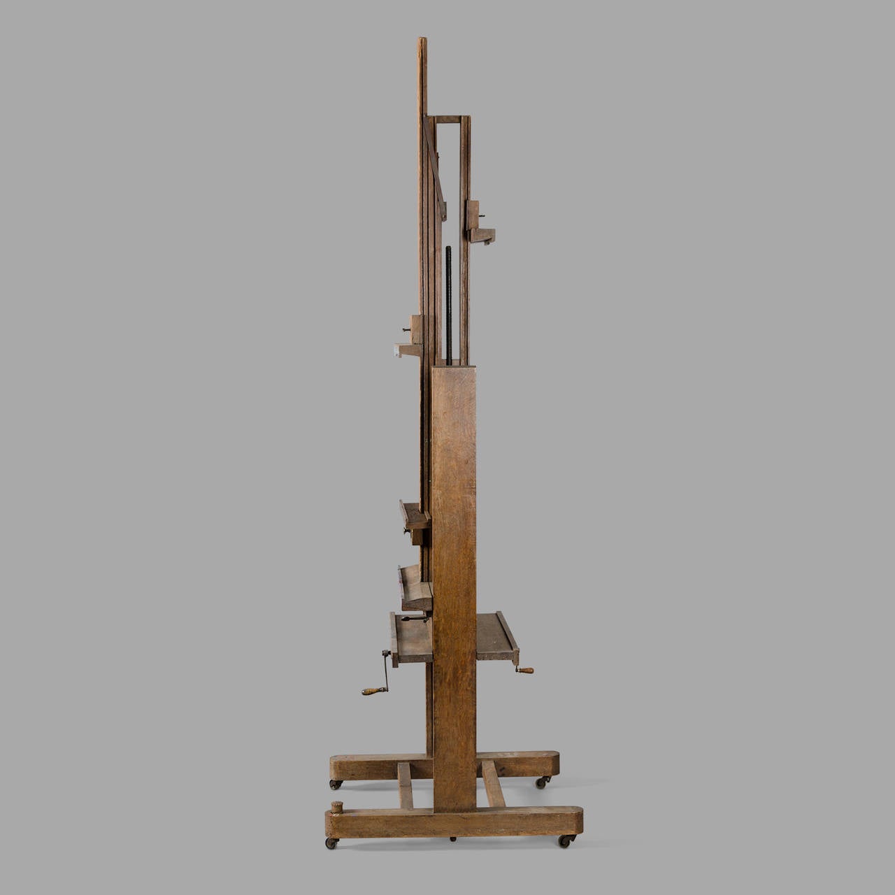 Large End 19th Century Double-Sided Workshop Easel 1
