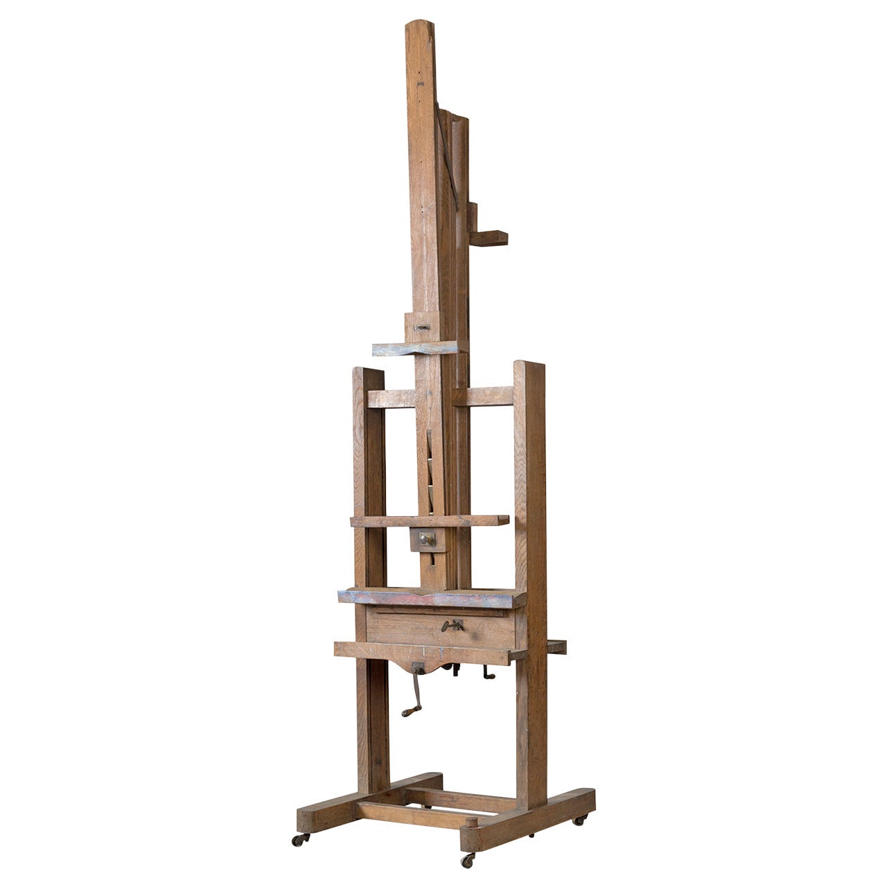 Large End 19th Century Double-Sided Workshop Easel