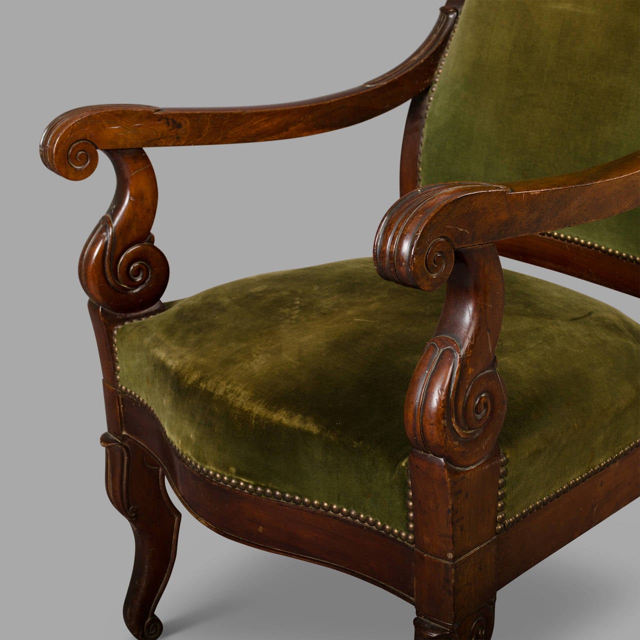 Pair of Louis-Philippe Armchairs In Good Condition For Sale In Saint-Ouen, FR