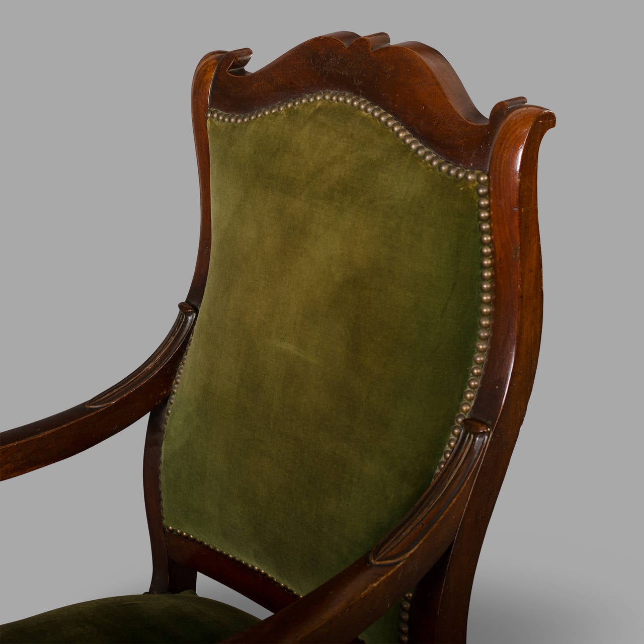 Early 19th Century Pair of Louis-Philippe Armchairs For Sale