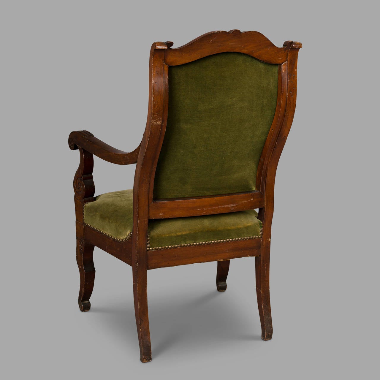 Pair of Louis-Philippe Armchairs For Sale 3