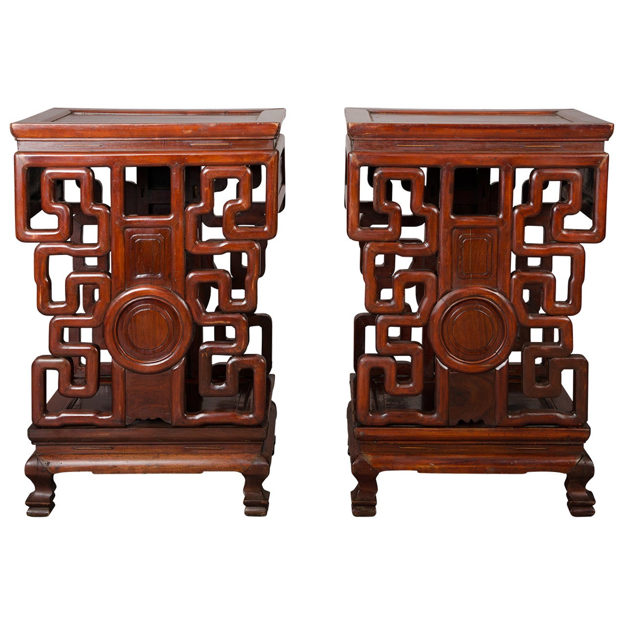 Pair of 1850s Chinese Consoles