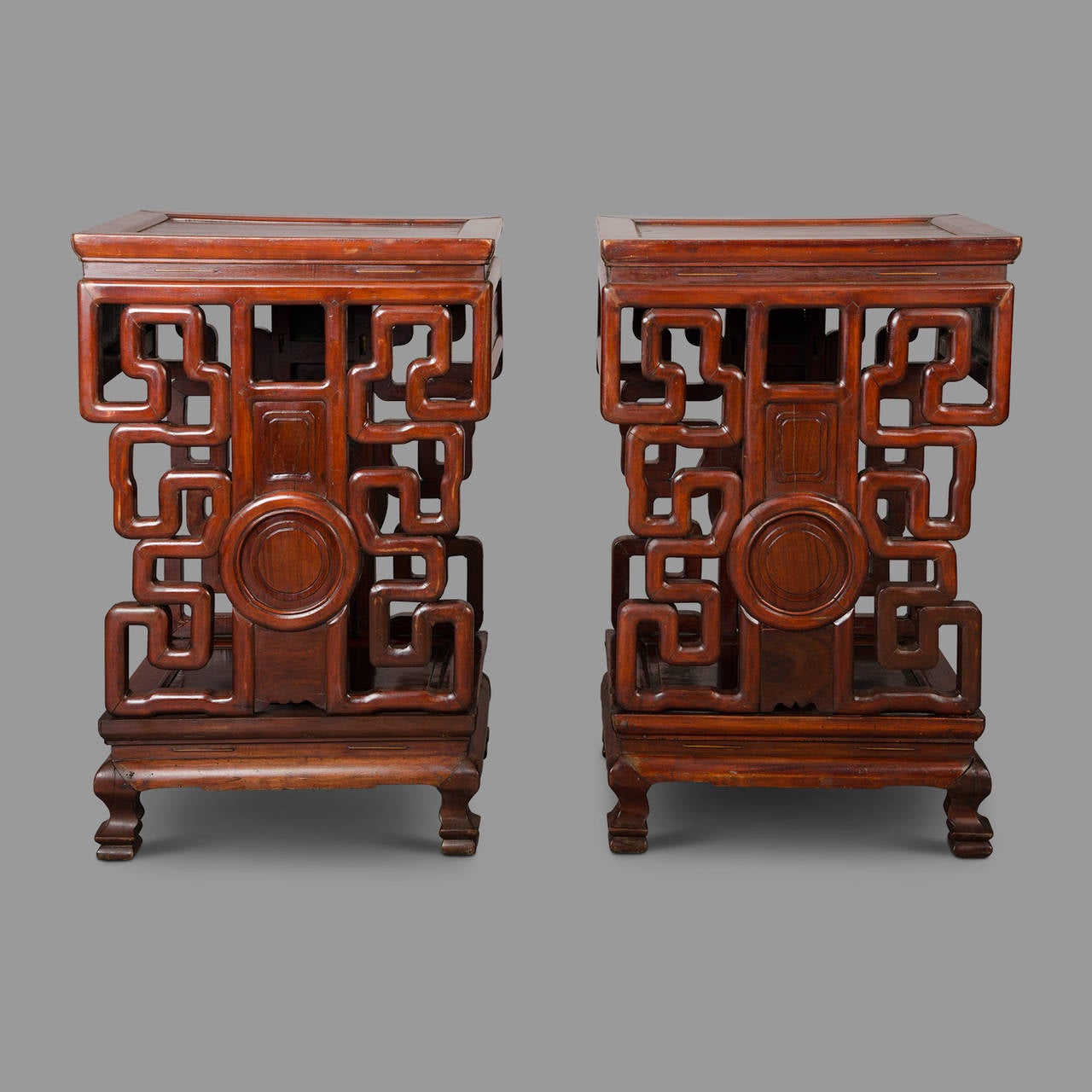 Pair of 1850s Chinese Consoles 6