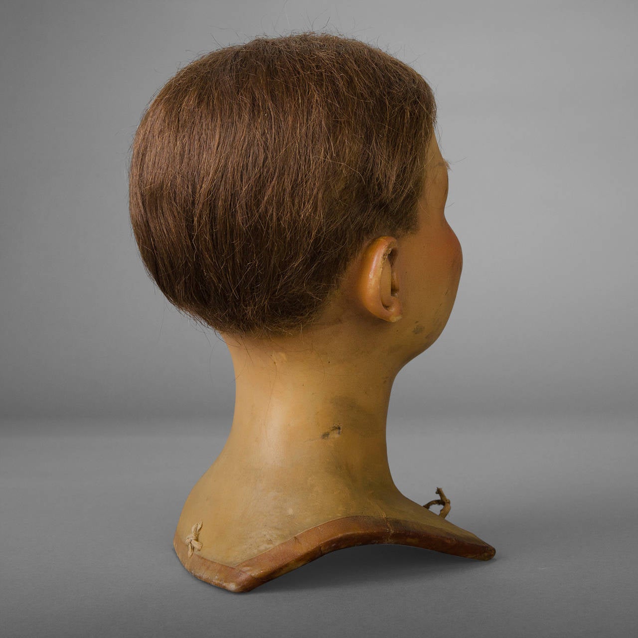 Model head in Wax, around 1900s-1920s 4