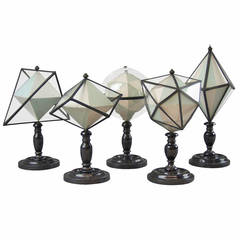 Set of Five Crystallographic Models, circa 1900-1930