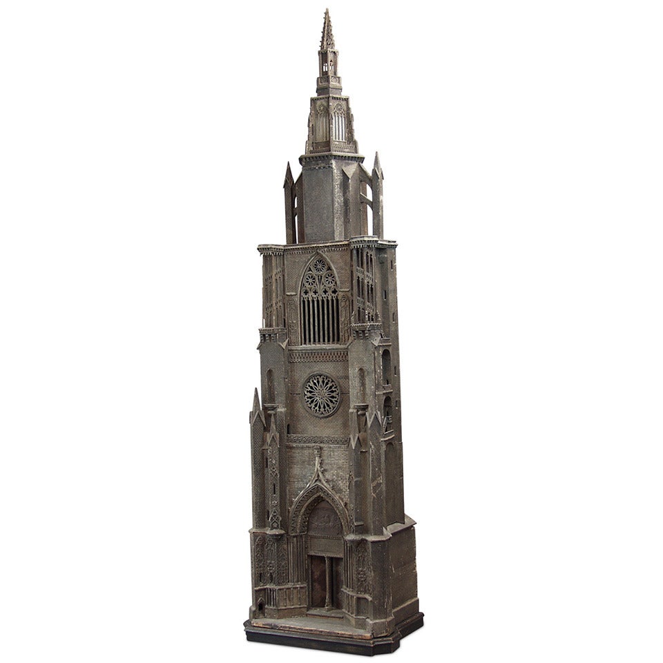 Huge Cathedral Model, circa 1900-1930