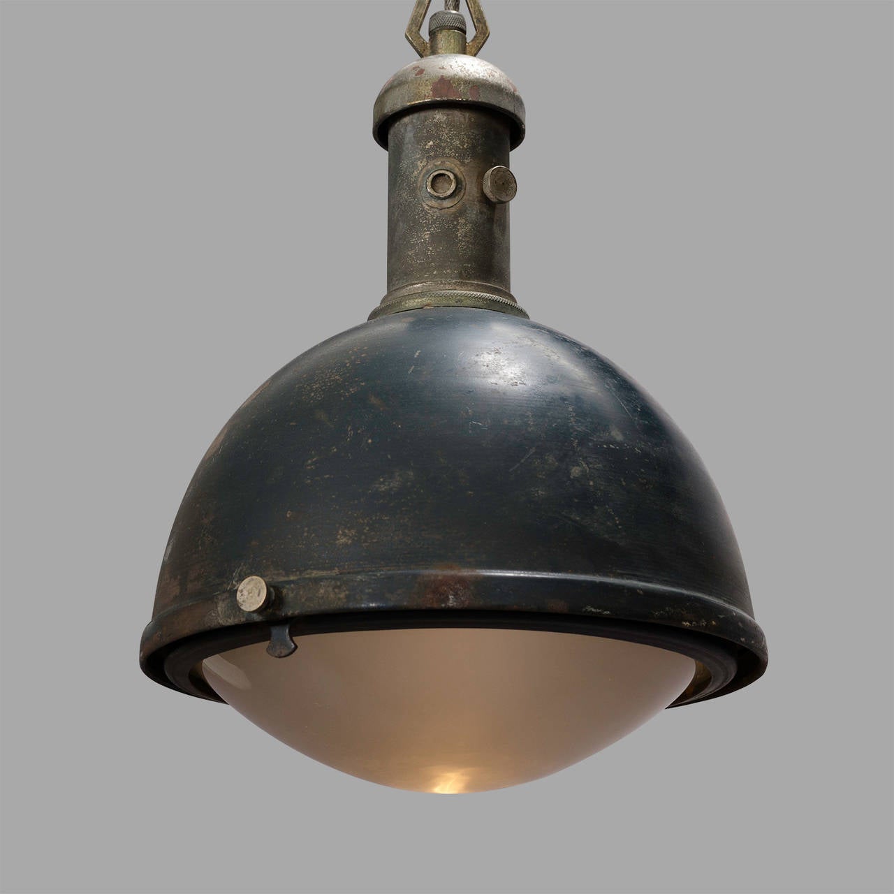 1930s Workshop Suspension Light 1