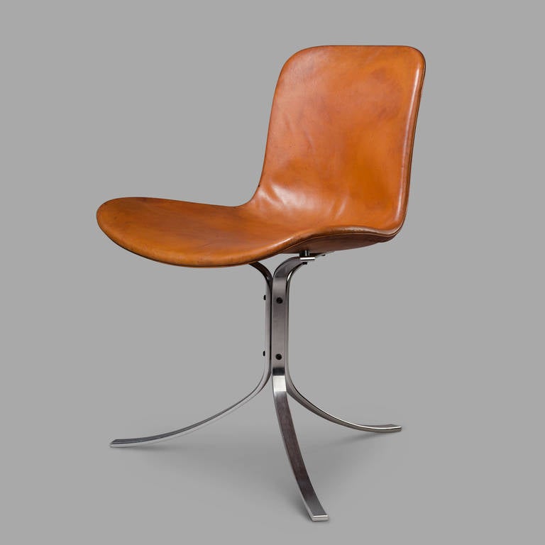 Danish Poul Kjaerholm PK9 Chair Rare 1960's Original Edition