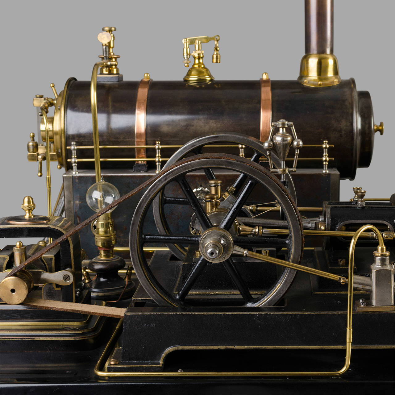 Rare Steam Engine Toy by Märklin also Called Electrical Manufacture, circa 1890 2