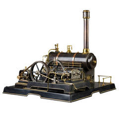 Rare Steam Engine Toy by Märklin also Called Electrical Manufacture, circa 1890