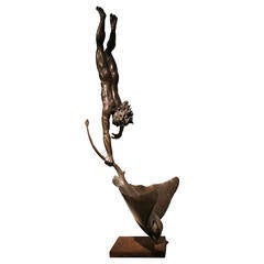 Stunning Sculpture in Bronze by Italian Sculptor Gabriele Nardi