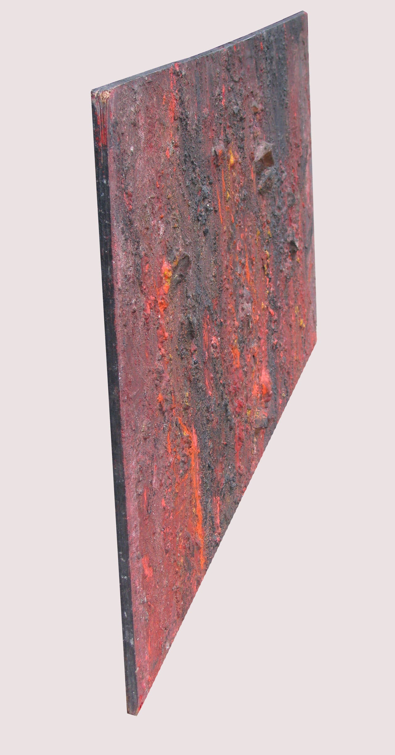Peinture abstraite du milieu du siècle dernier de la peintre libanaise Blanche Loheac-Ammoun en vente 1