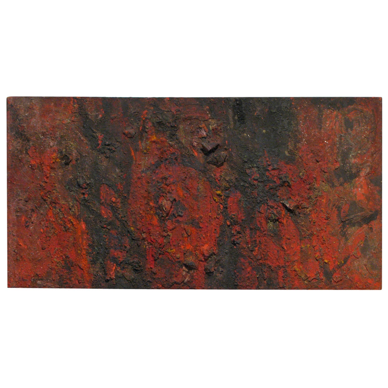 Peinture abstraite du milieu du siècle dernier de la peintre libanaise Blanche Loheac-Ammoun en vente