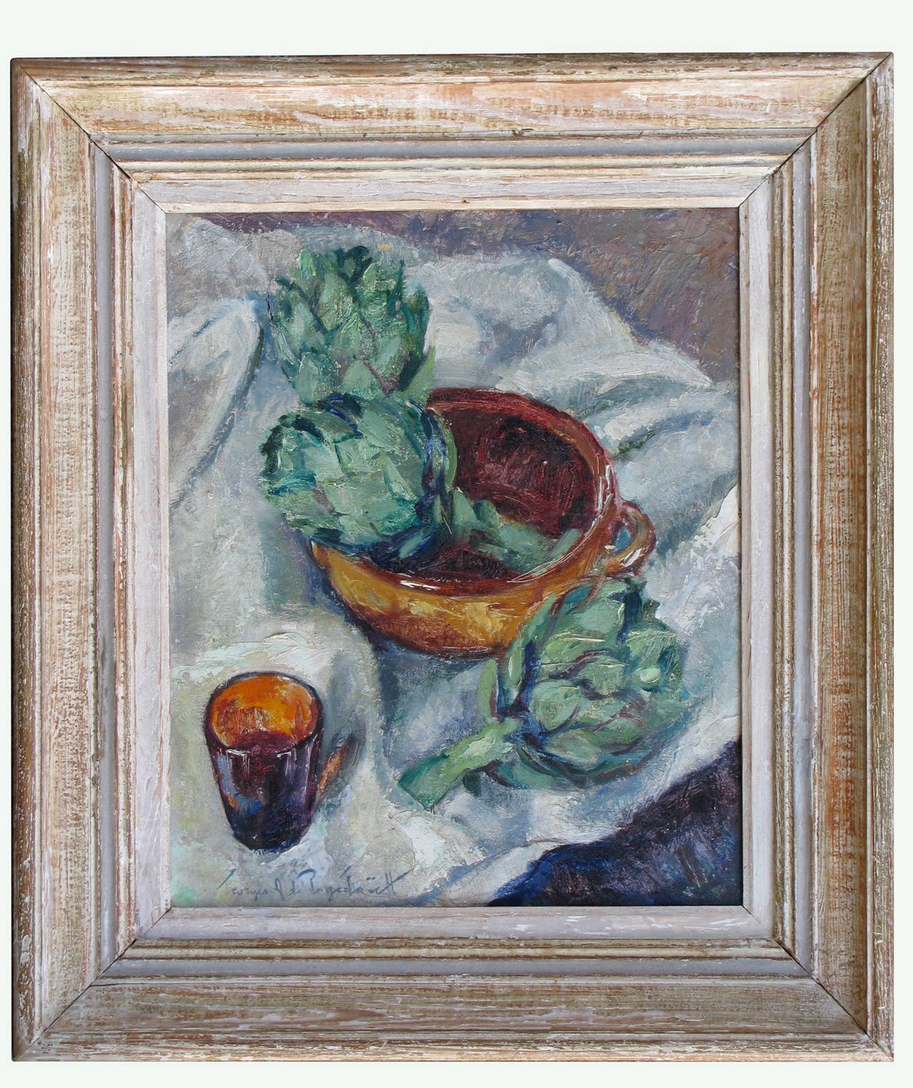 Oil Painting by Russian Artist Georges de Pogedaieff