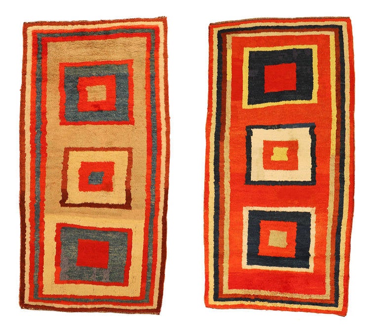Already in the 1990s double-sided high class gabbeh rugs from Southwest Persia were more expensive than most of the classical antique other tribal rugs of the 19th century like Caucasian and Anatolian ones. Most of the carpets even in the tribal