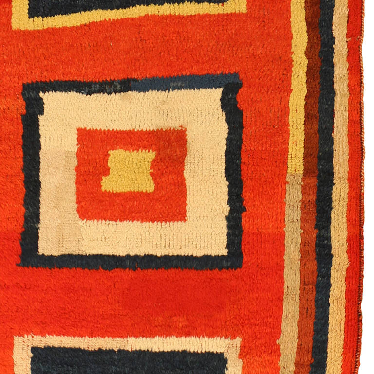 20th Century Extremely Rare Double-Sided Gabbeh Rug