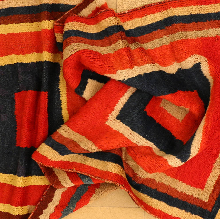 Extremely Rare Double-Sided Gabbeh Rug 2
